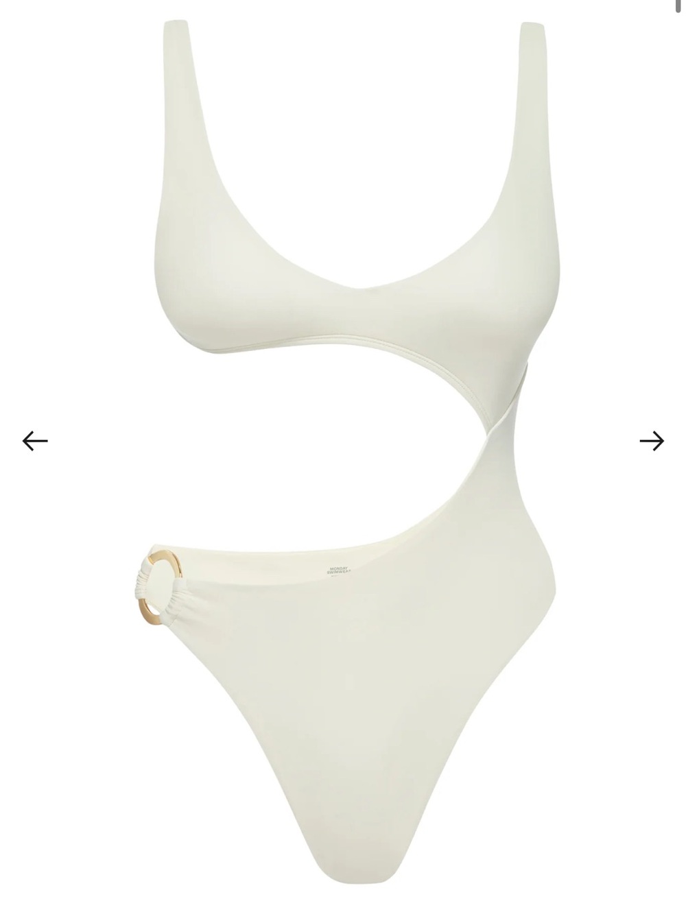 Monday Swimwear St. Barth’s One Piece - Ivory - never worn